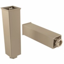 15 kits pé 155 retangular regulável com  08 unidades - kitpe