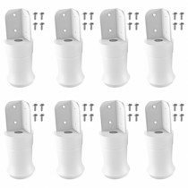 15 kits pé 95 redondo regulável com 08 unidades - kitpe