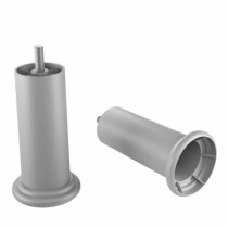 20 kits pé 120 redondo cama box com 07 unidades - kitpe