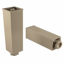 15 kits pé 130 retangular regulável com 8 unidades - kitpe